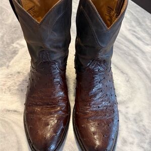 Freebird by Steven Desperado Ostrich Leather Boots - Size 13